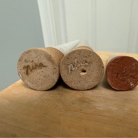 Speckled Ceramic Ring Cone Set - Picture 3 of 3